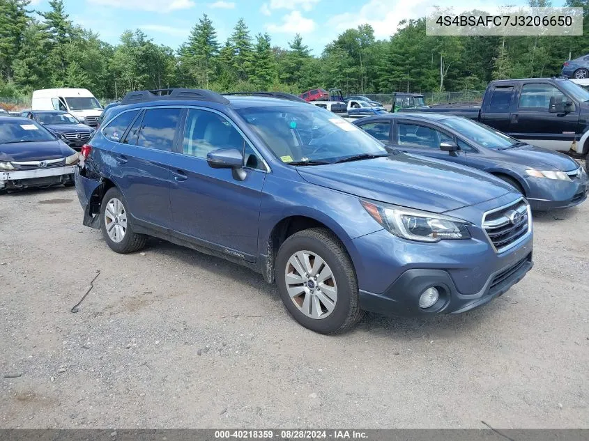 4S4BSAFC7J3206650 2018 Subaru Outback 2.5I Premium