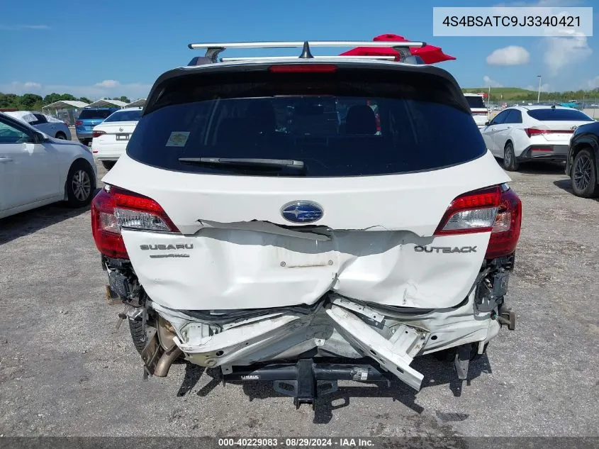 4S4BSATC9J3340421 2018 Subaru Outback 2.5I Touring