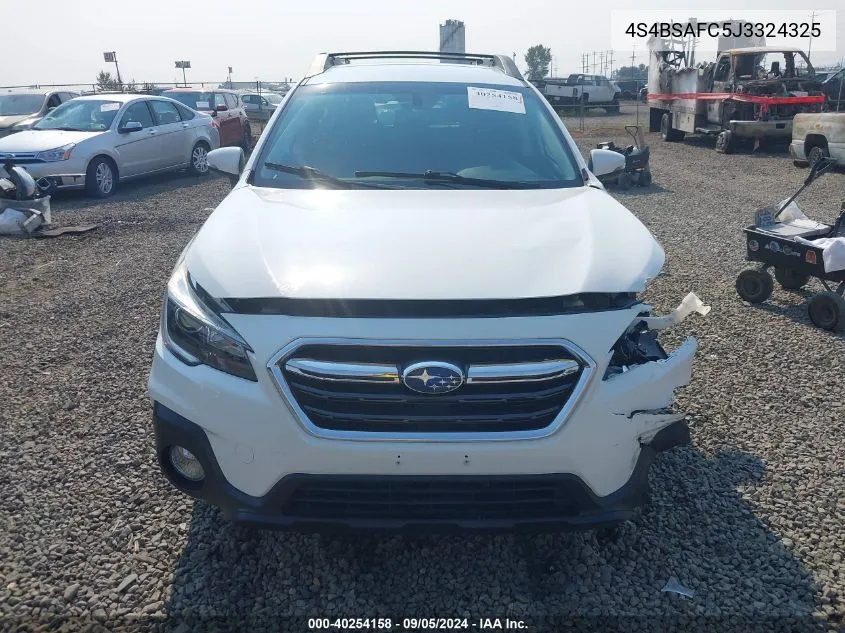 2018 Subaru Outback 2.5I Premium VIN: 4S4BSAFC5J3324325 Lot: 40254158