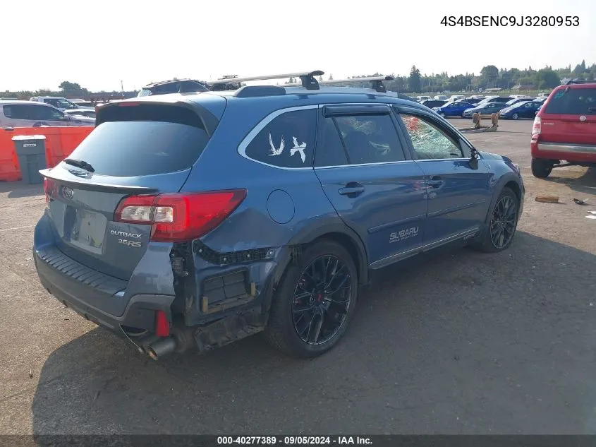 2018 Subaru Outback 3.6R Limited VIN: 4S4BSENC9J3280953 Lot: 40277389