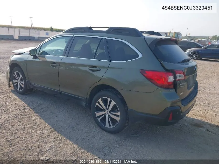 4S4BSENC0J3320451 2018 Subaru Outback 3.6R Limited