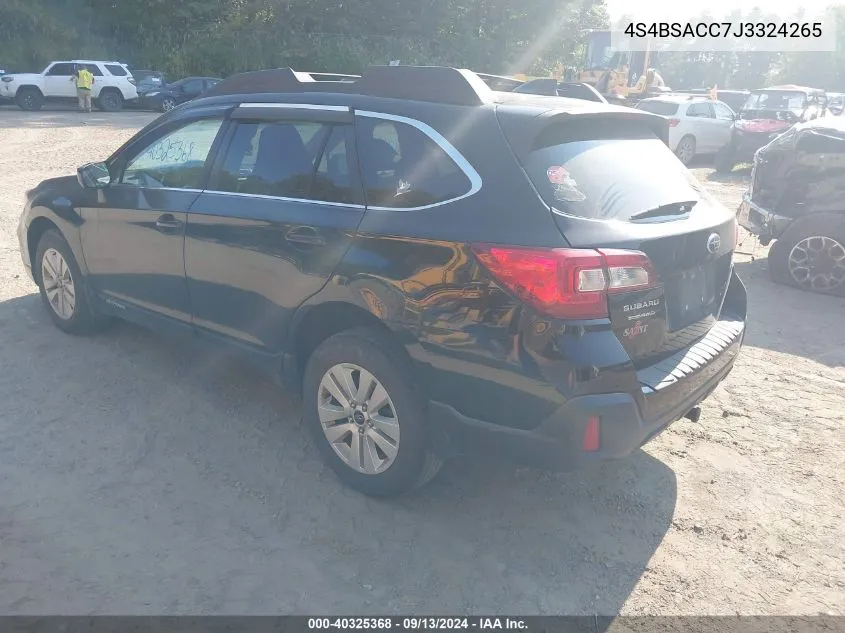 4S4BSACC7J3324265 2018 Subaru Outback 2.5I Premium