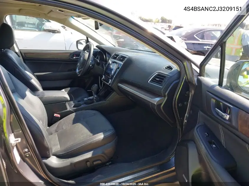 4S4BSANC2J3209151 2018 Subaru Outback 2.5I Limited