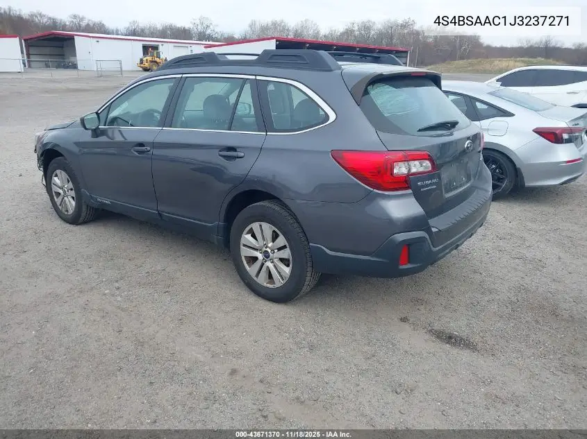 4S4BSAAC1J3237271 2018 Subaru Outback 2.5I