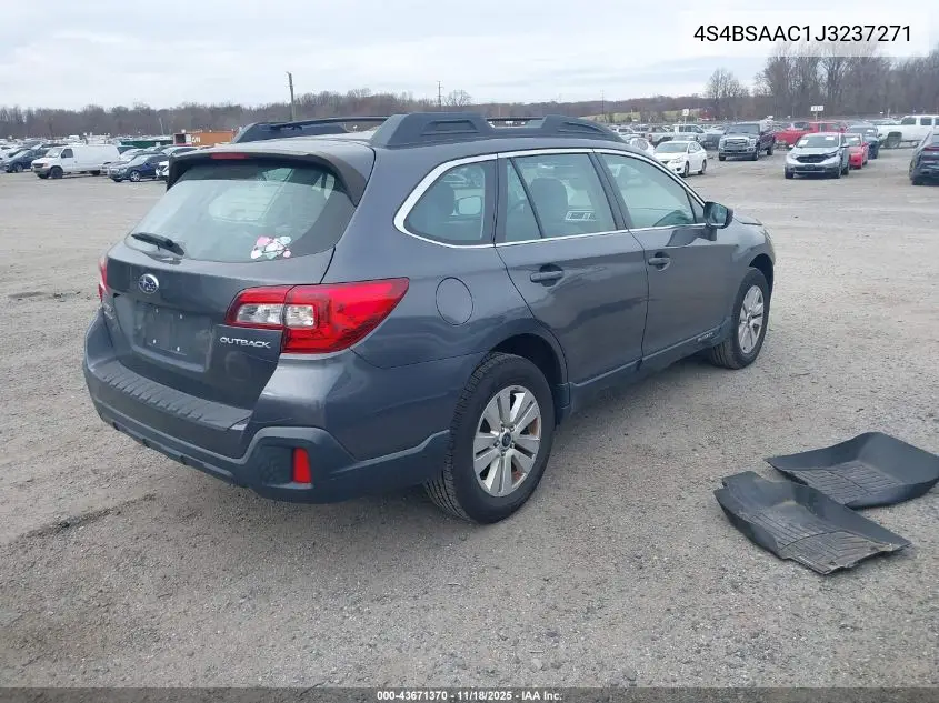 4S4BSAAC1J3237271 2018 Subaru Outback 2.5I