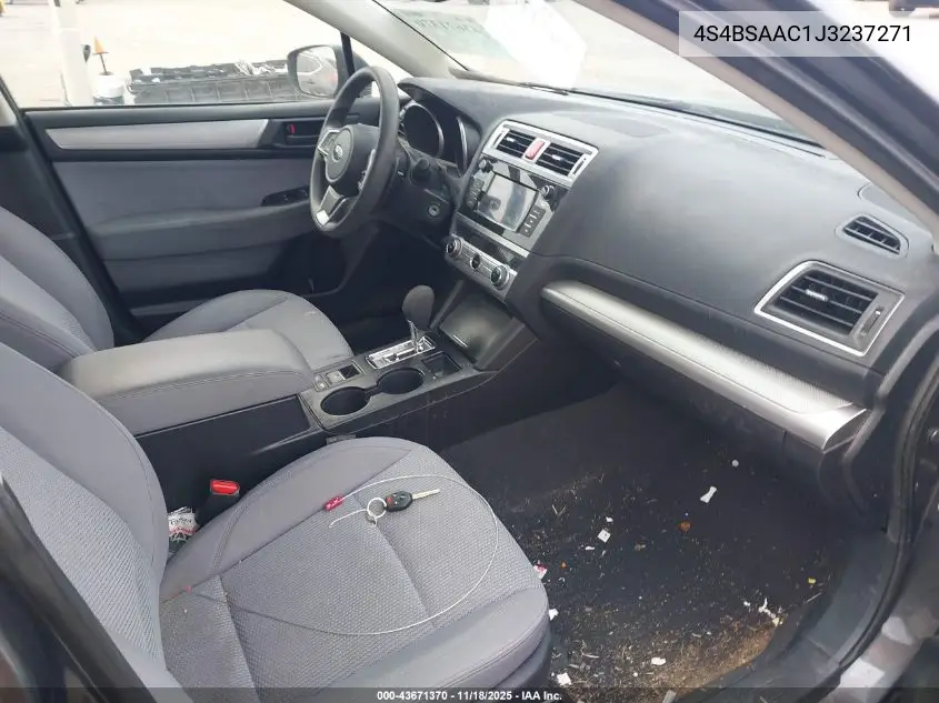 4S4BSAAC1J3237271 2018 Subaru Outback 2.5I