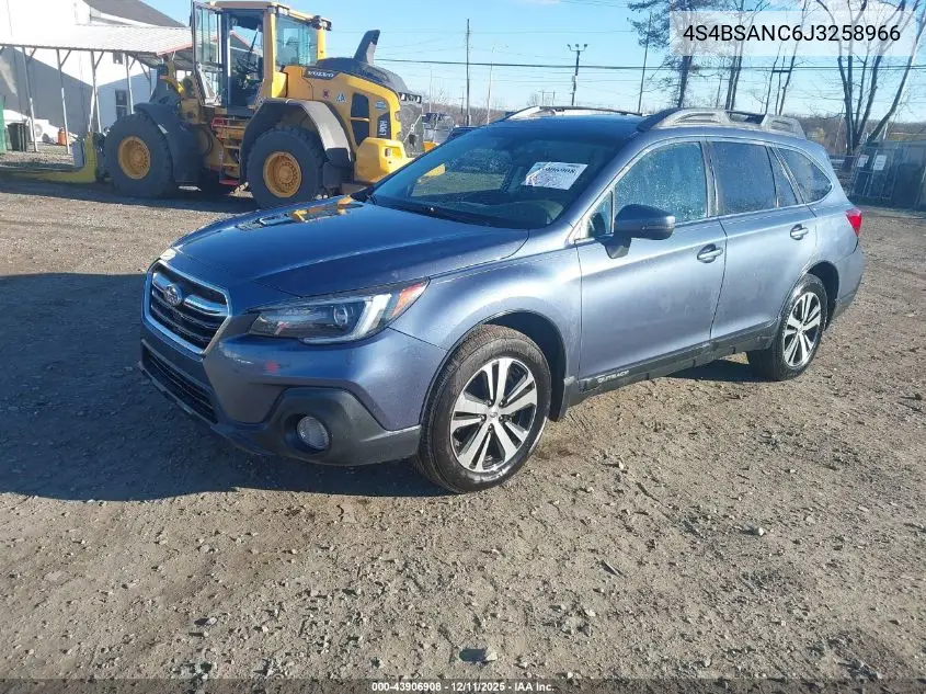 4S4BSANC6J3258966 2018 Subaru Outback 2.5I Limited
