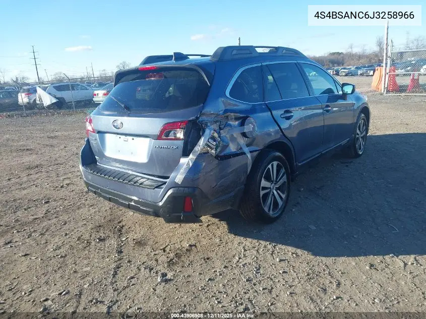 4S4BSANC6J3258966 2018 Subaru Outback 2.5I Limited