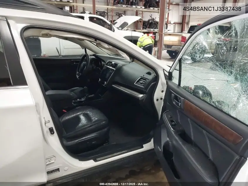 4S4BSANC1J3387438 2018 Subaru Outback 2.5I Limited