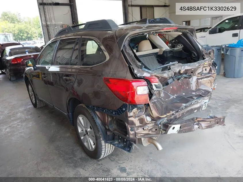 4S4BSAFC1K3302629 2019 Subaru Outback 2.5I Premium