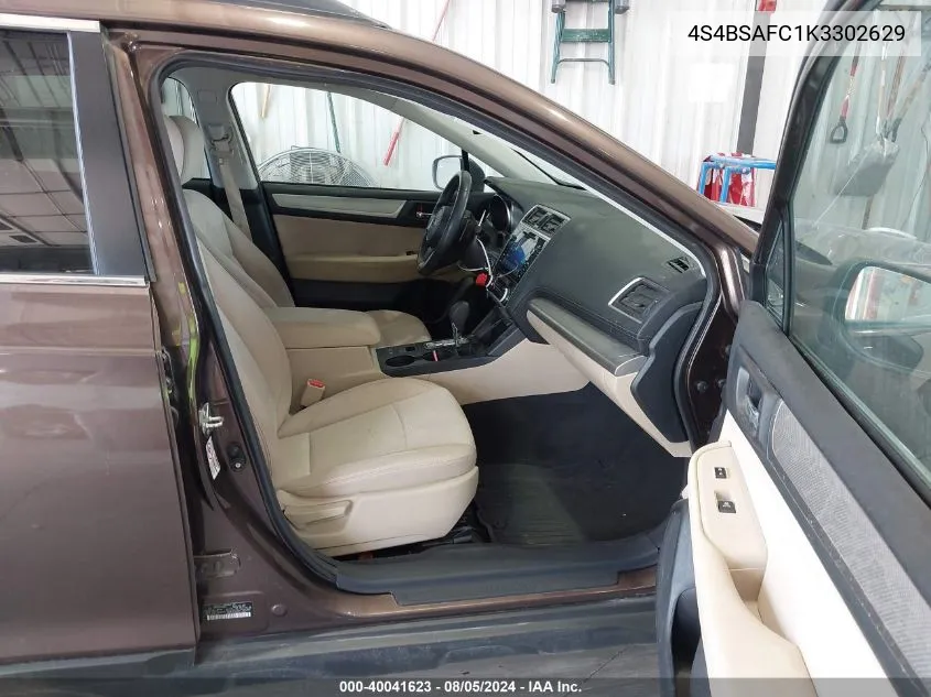 4S4BSAFC1K3302629 2019 Subaru Outback 2.5I Premium