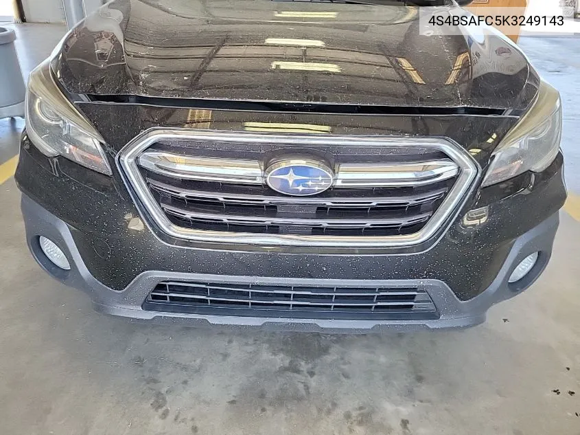 4S4BSAFC5K3249143 2019 Subaru Outback 2.5I Premium