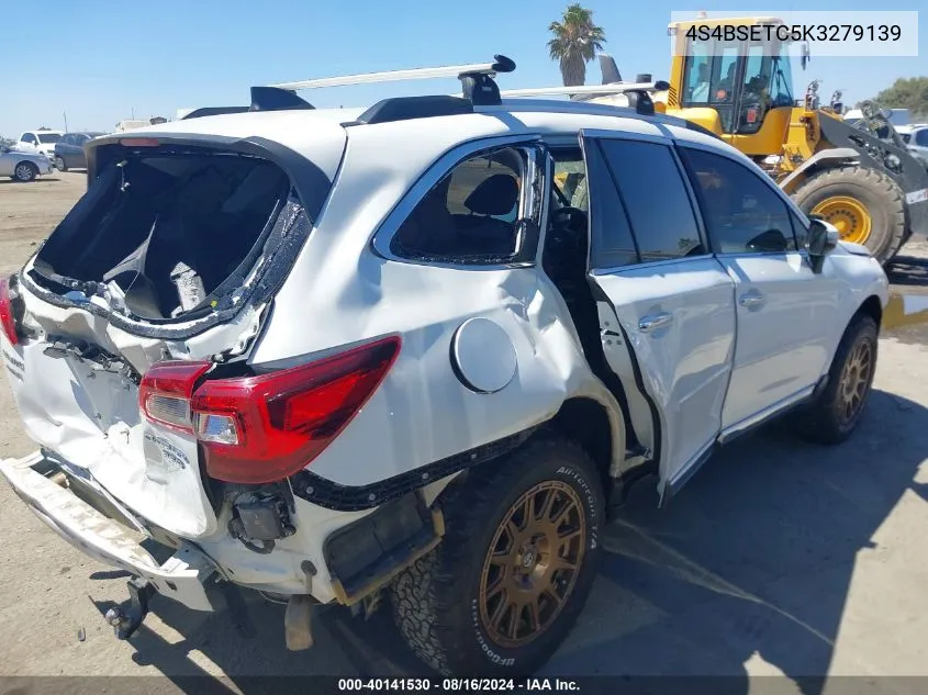 2019 Subaru Outback 3.6R Touring VIN: 4S4BSETC5K3279139 Lot: 40141530