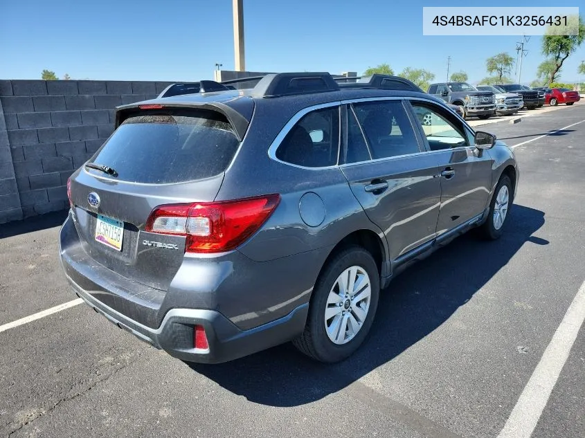 2019 Subaru Outback 2.5I Premium VIN: 4S4BSAFC1K3256431 Lot: 40215390