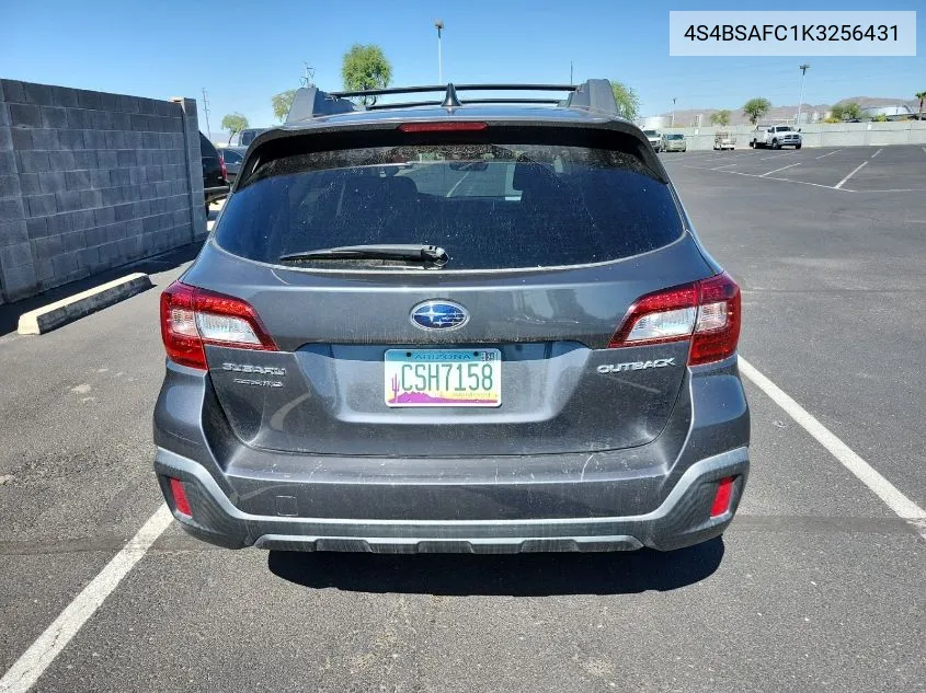 2019 Subaru Outback 2.5I Premium VIN: 4S4BSAFC1K3256431 Lot: 40215390