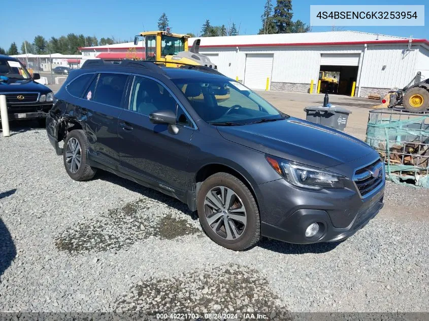 4S4BSENC6K3253954 2019 Subaru Outback 3.6R Limited