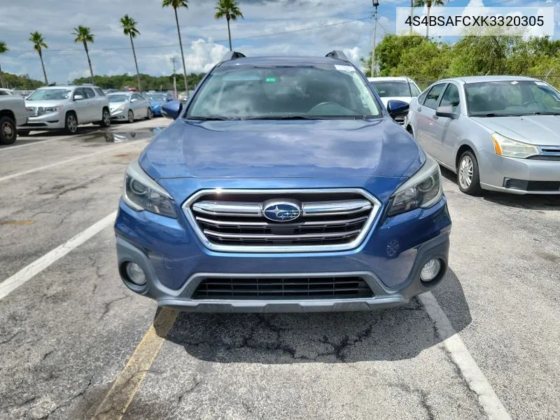 4S4BSAFCXK3320305 2019 Subaru Outback 2.5I Premium