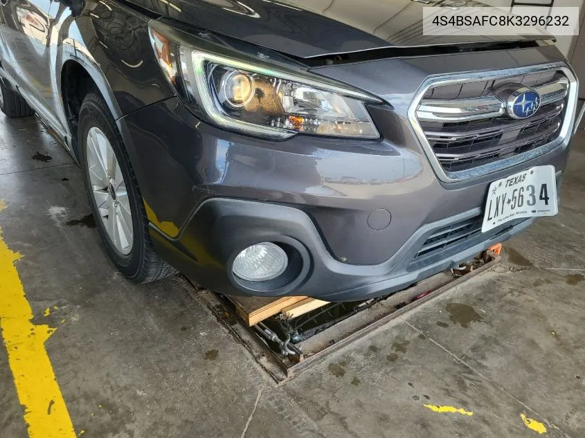 4S4BSAFC8K3296232 2019 Subaru Outback 2.5I Premium