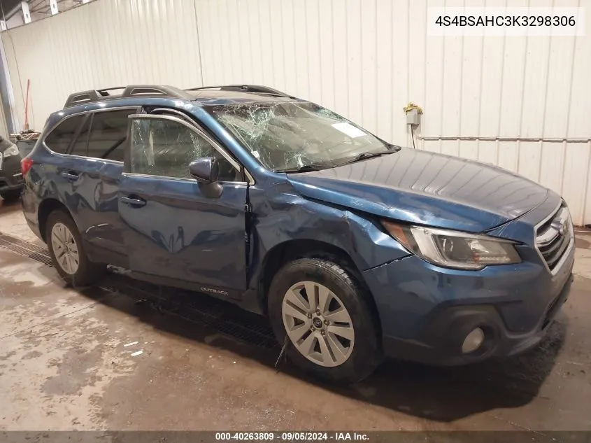 4S4BSAHC3K3298306 2019 Subaru Outback 2.5I Premium