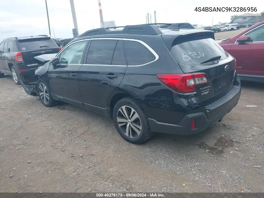 4S4BSANC9K3286956 2019 Subaru Outback 2.5I Limited