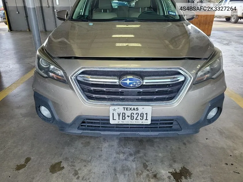 4S4BSAFC2K3327264 2019 Subaru Outback 2.5I Premium