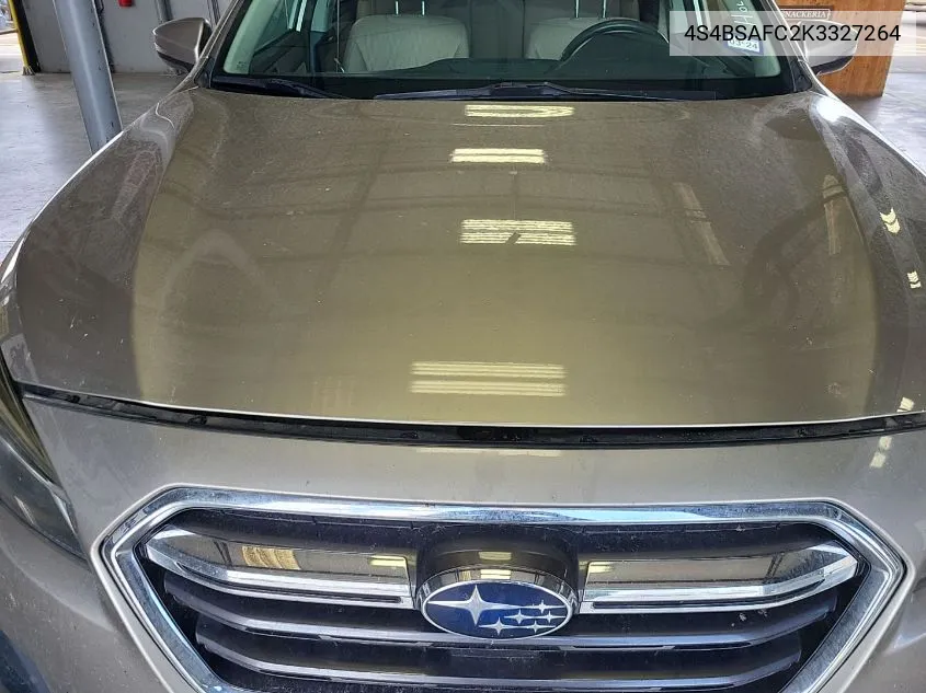 2019 Subaru Outback 2.5I Premium VIN: 4S4BSAFC2K3327264 Lot: 40291844