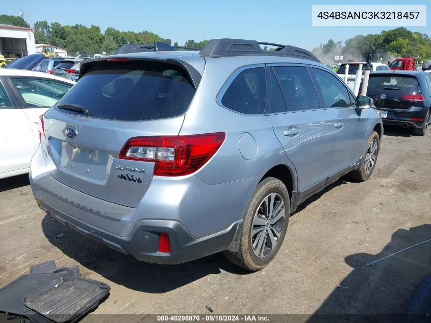 4S4BSANC3K3218457 2019 Subaru Outback 2.5I Limited