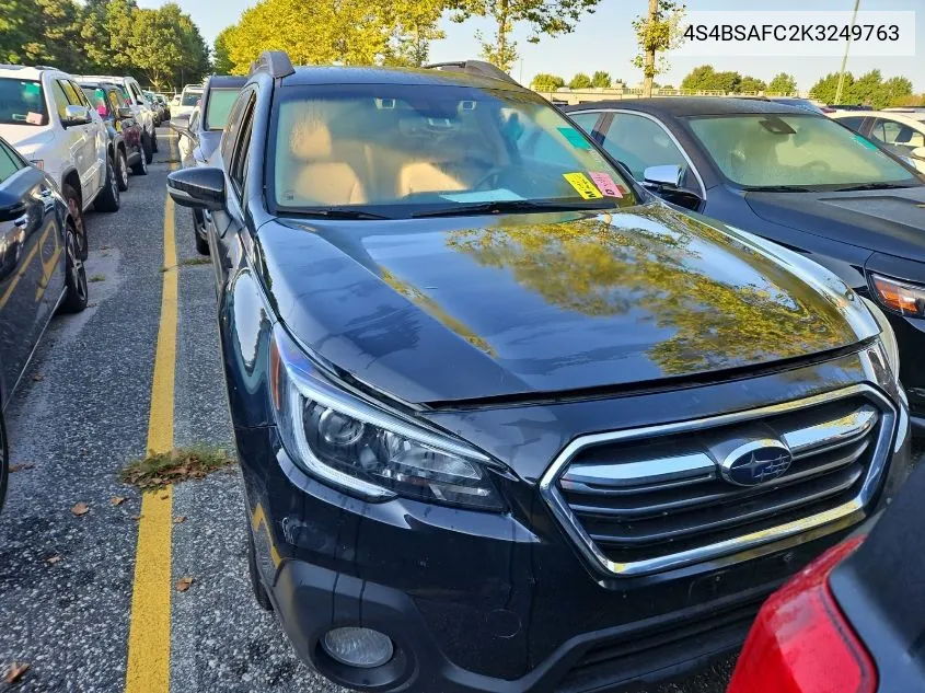 2019 Subaru Outback 2.5I Premium VIN: 4S4BSAFC2K3249763 Lot: 40364537