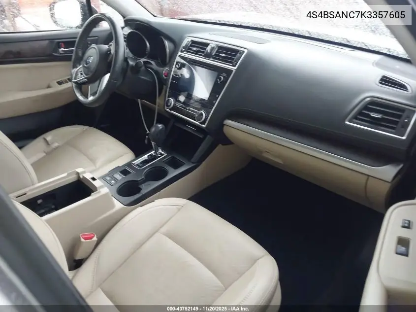 4S4BSANC7K3357605 2019 Subaru Outback 2.5I Limited