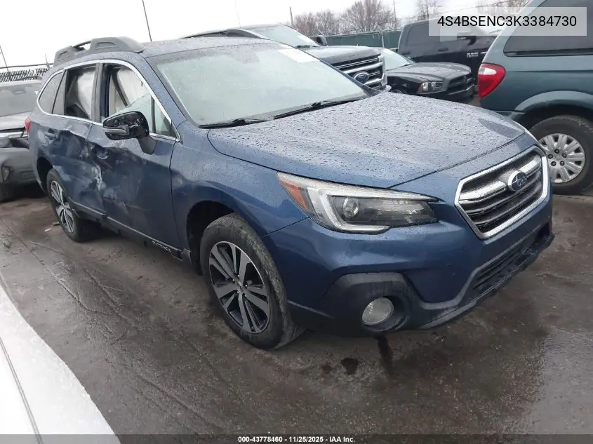 4S4BSENC3K3384730 2019 Subaru Outback 3.6R Limited
