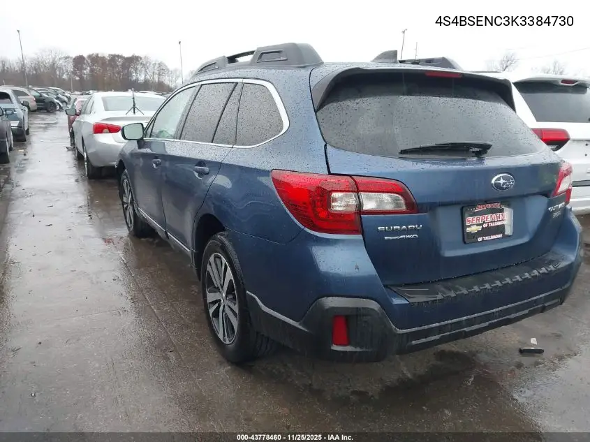 4S4BSENC3K3384730 2019 Subaru Outback 3.6R Limited