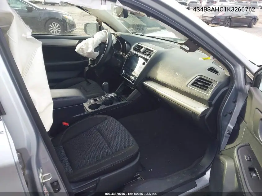 4S4BSAHC1K3266762 2019 Subaru Outback 2.5I Premium