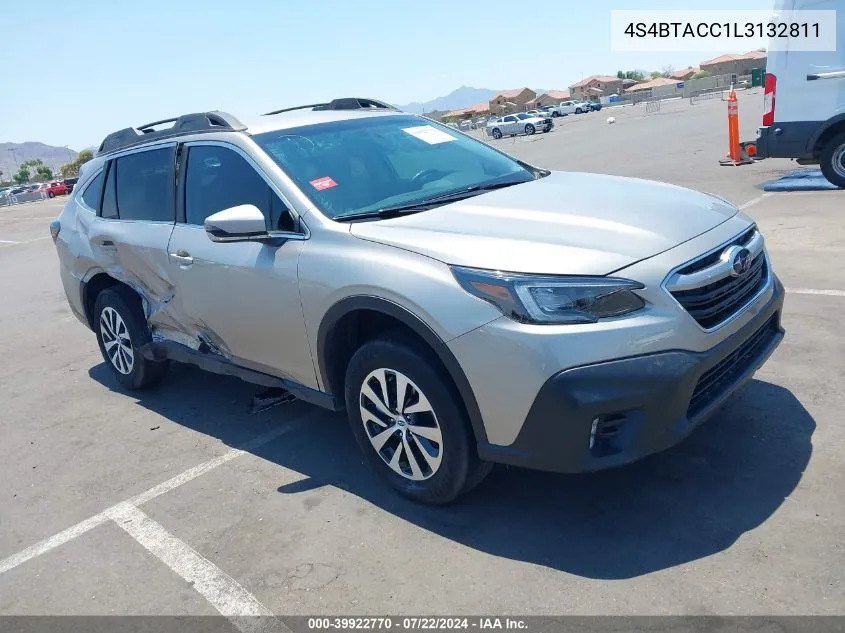 2020 Subaru Outback Premium VIN: 4S4BTACC1L3132811 Lot: 39922770