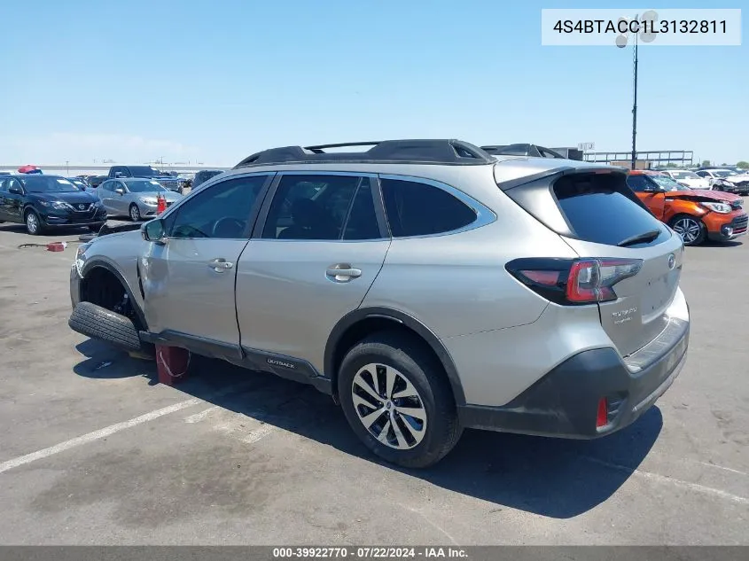 2020 Subaru Outback Premium VIN: 4S4BTACC1L3132811 Lot: 39922770