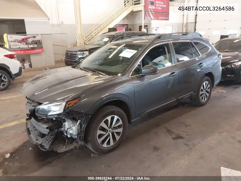 4S4BTACC0L3264586 2020 Subaru Outback Premium