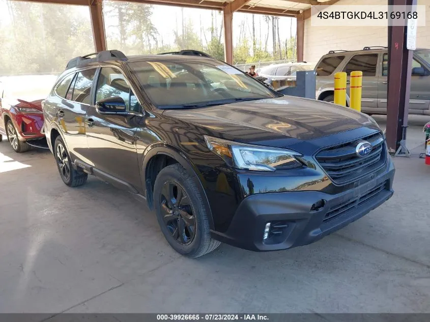 4S4BTGKD4L3169168 2020 Subaru Outback Onyx Edition Xt