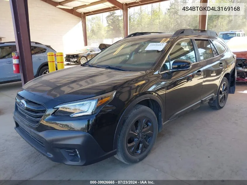 2020 Subaru Outback Onyx Edition Xt VIN: 4S4BTGKD4L3169168 Lot: 39926665