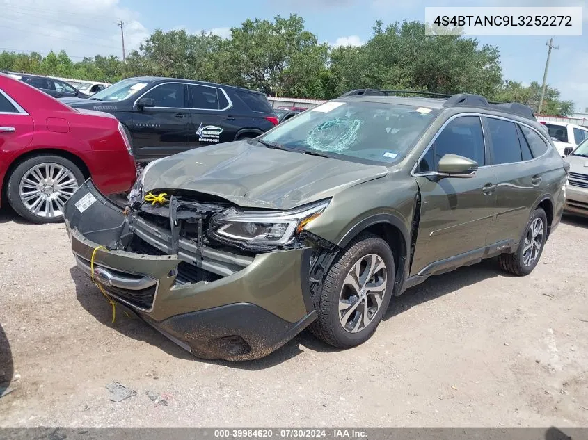 2020 Subaru Outback Limited VIN: 4S4BTANC9L3252272 Lot: 39984620