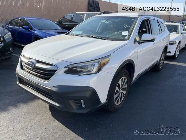 2020 Subaru Outback Premium VIN: 4S4BTACC4L3223555 Lot: 40014633