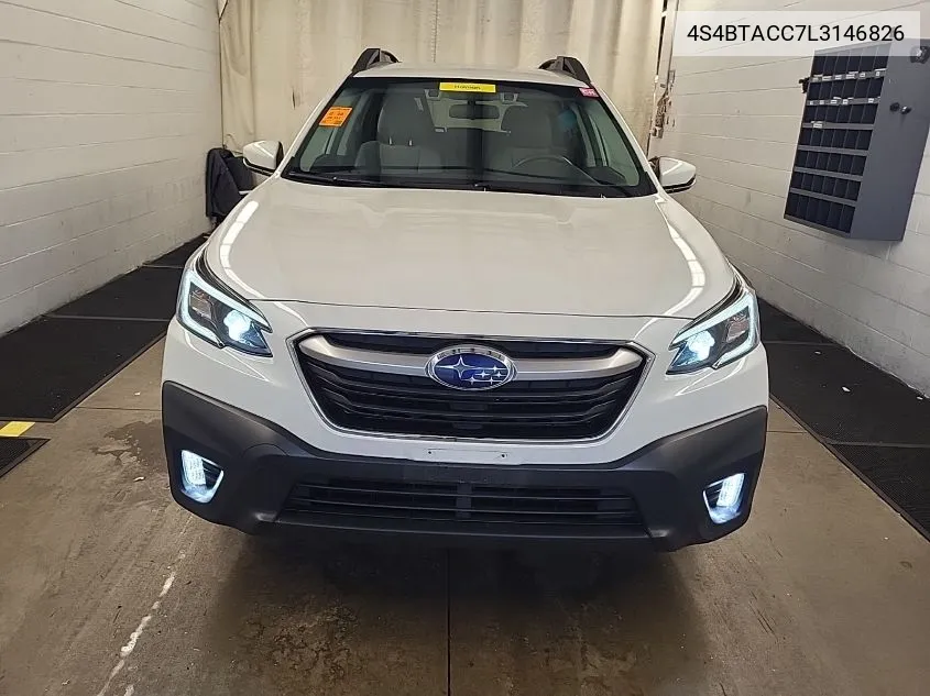 2020 Subaru Outback Premium VIN: 4S4BTACC7L3146826 Lot: 40048084