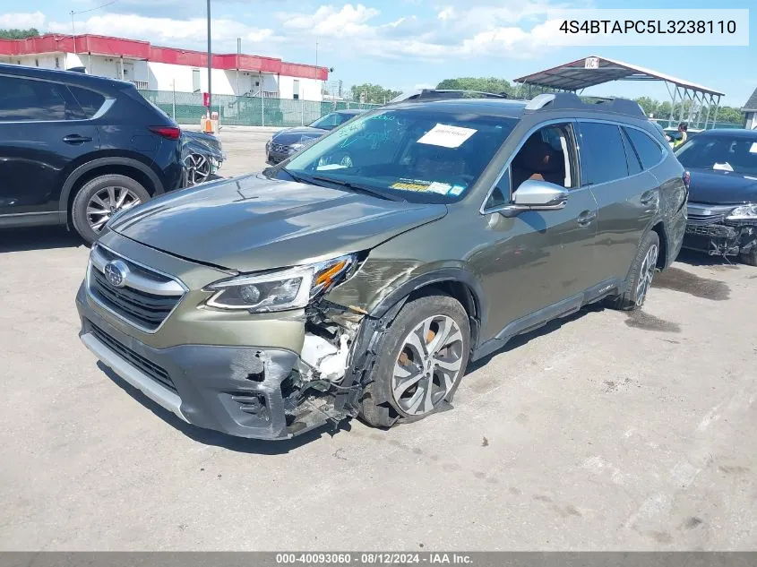 4S4BTAPC5L3238110 2020 Subaru Outback Touring