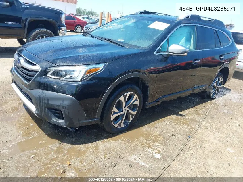 2020 Subaru Outback Touring Xt VIN: 4S4BTGPD4L3235971 Lot: 40128652