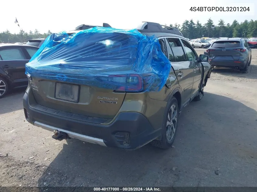 4S4BTGPD0L3201204 2020 Subaru Outback Touring Xt