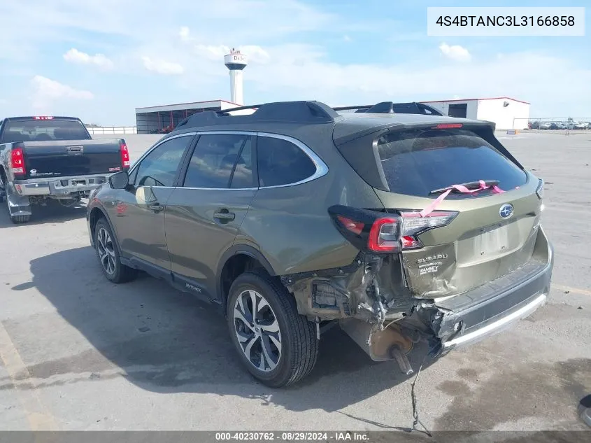 4S4BTANC3L3166858 2020 Subaru Outback Limited