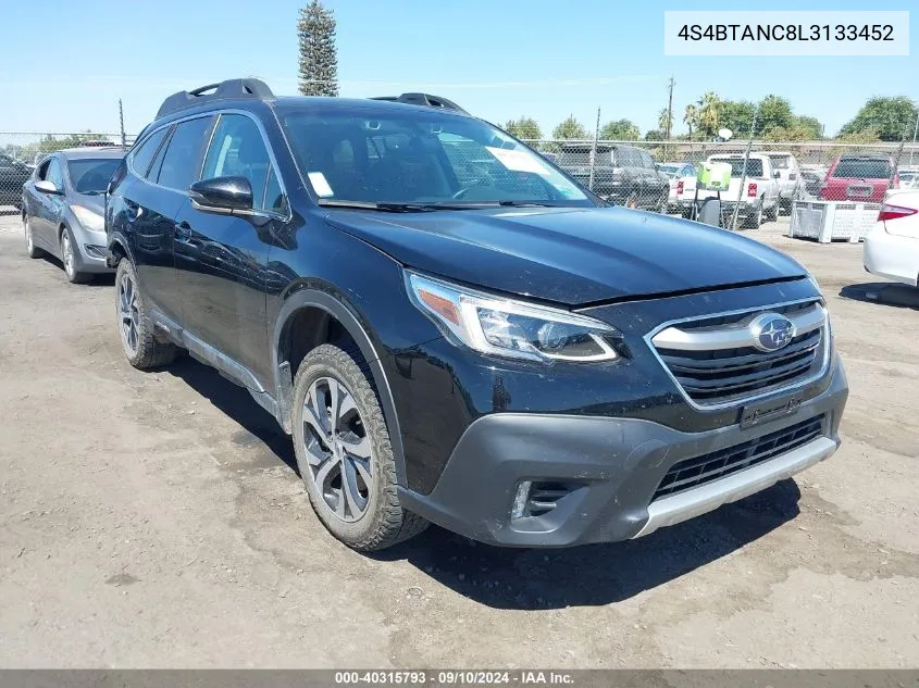 2020 Subaru Outback Limited VIN: 4S4BTANC8L3133452 Lot: 40315793