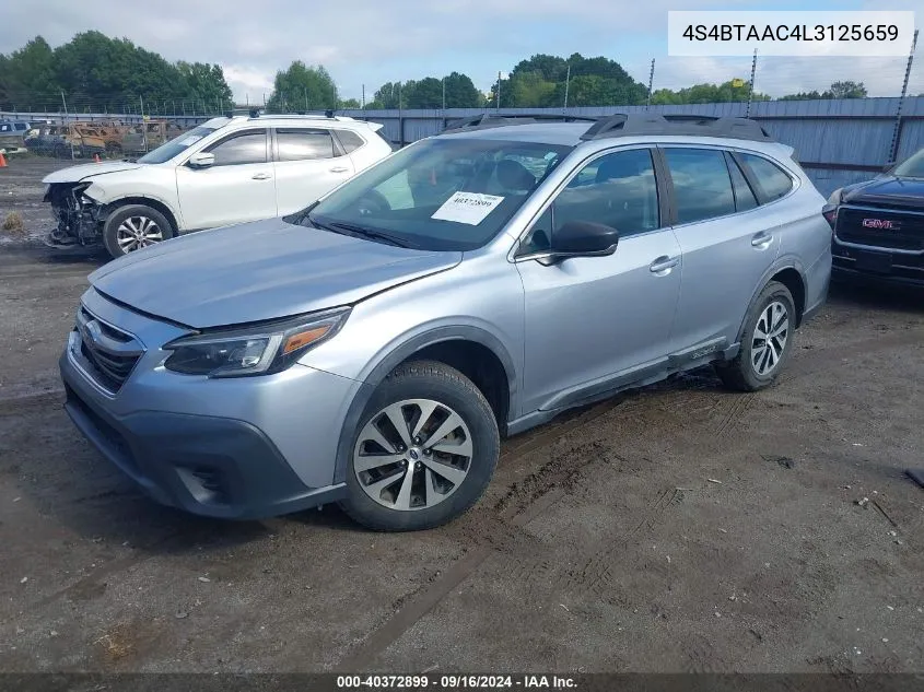 4S4BTAAC4L3125659 2020 Subaru Outback