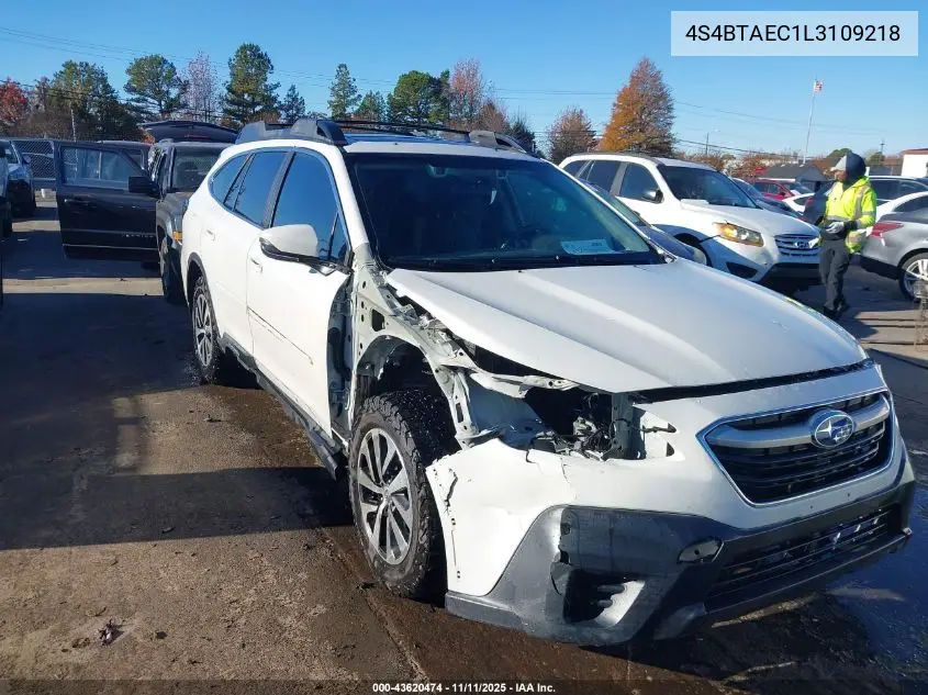 4S4BTAEC1L3109218 2020 Subaru Outback Premium