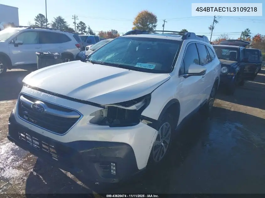 4S4BTAEC1L3109218 2020 Subaru Outback Premium