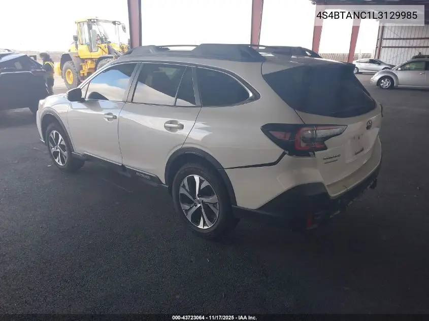 4S4BTANC1L3129985 2020 Subaru Outback Limited
