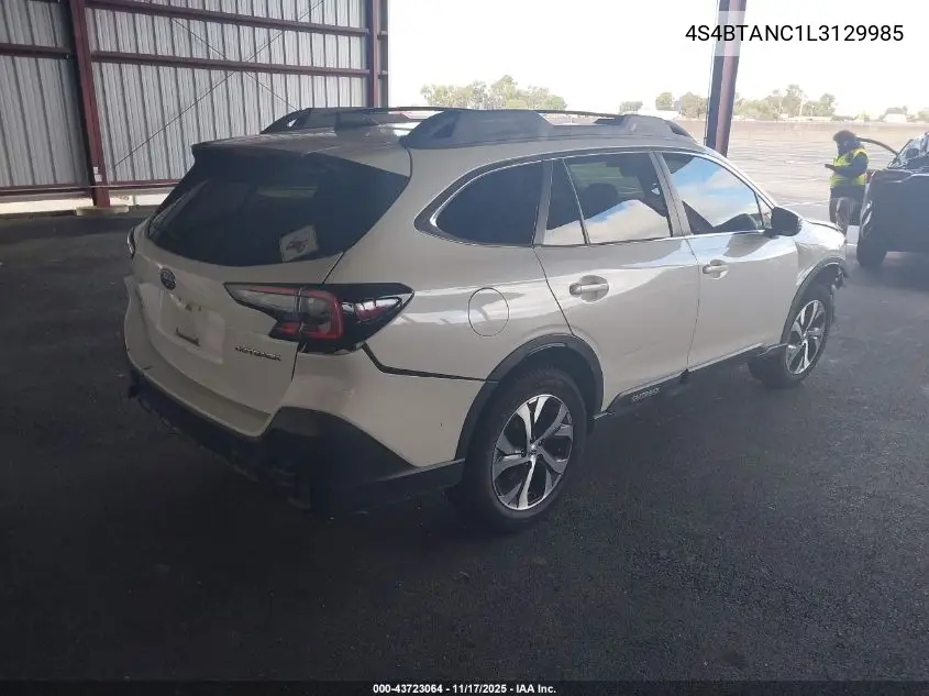 4S4BTANC1L3129985 2020 Subaru Outback Limited